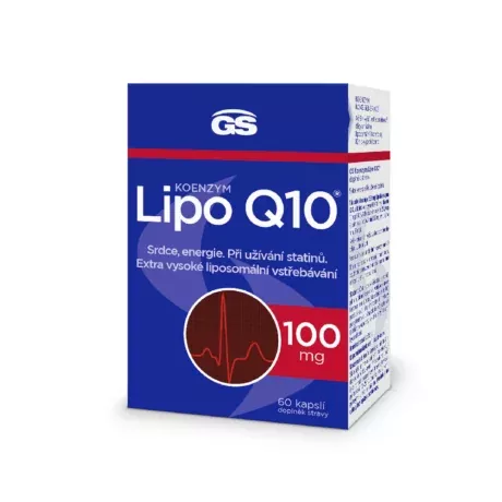 GS Koenzym Lipo Q10® 100 mg, 60 kapslí